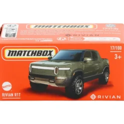Rivian R1T - Grön - Power Grab - Matchbox