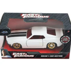 Roman's Ford Mustang - Vit - Fast & Furious - Jada - 1:32