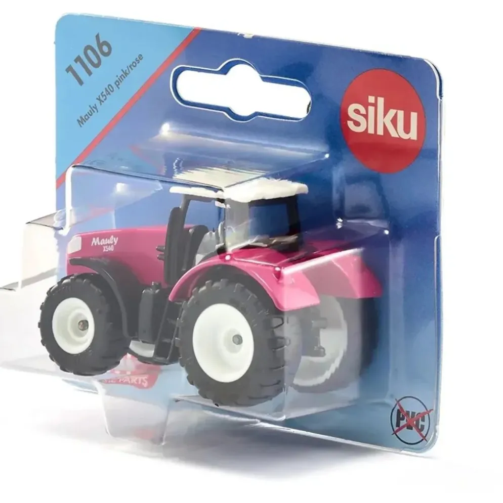 Rosa traktor - Mauly X540 - 1106 - Siku - 6 cm
