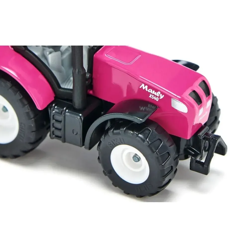 Rosa traktor - Mauly X540 - 1106 - Siku - 6 cm
