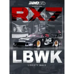 RX-7 (FD3S) LB-Super Silhouette - Coca-Cola - Inno64 - 1:64
