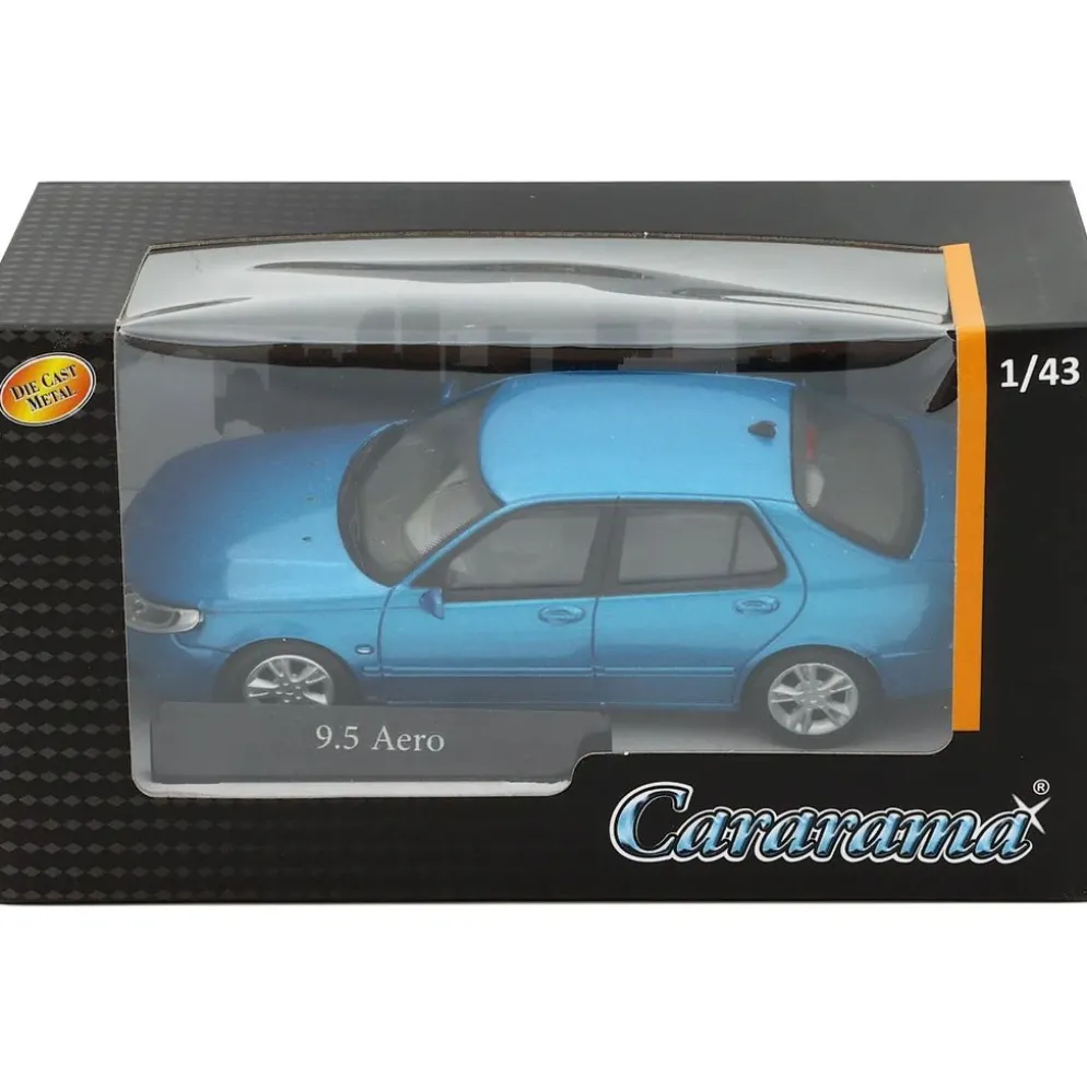 Saab 9-5 Aero - Blå - Cararama - 1:43