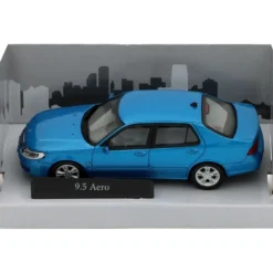 Saab 9-5 Aero - Blå - Cararama - 1:43