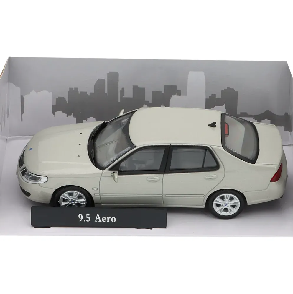 Saab 9-5 Aero - Silver - Cararama - 1:43