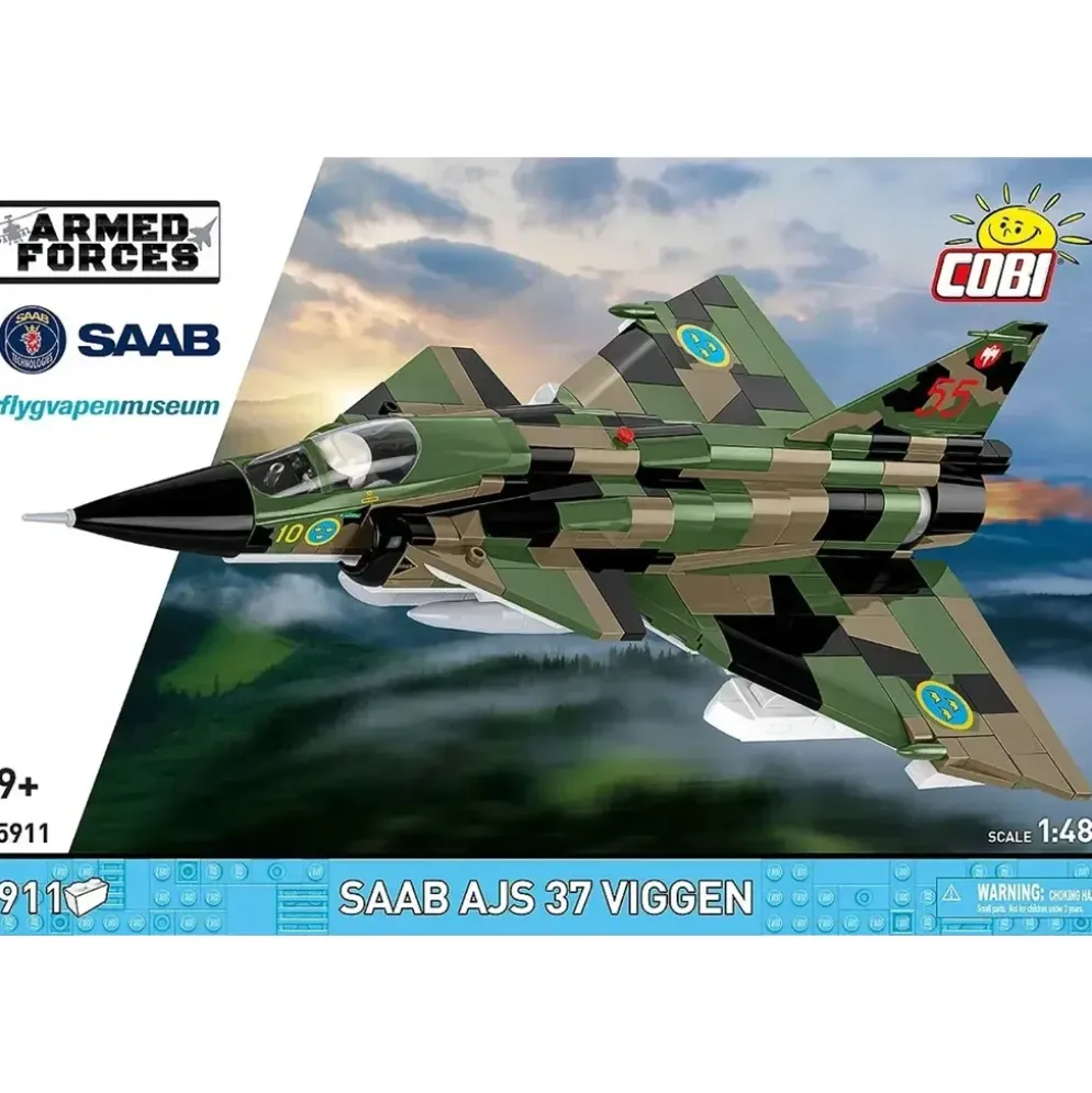 Saab AJS 37 Viggen - Klossbyggmodell - 5911 - COBI - 1:48
