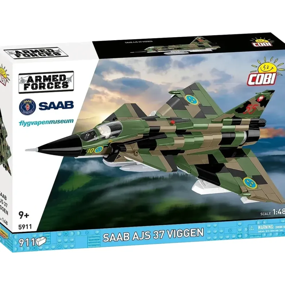 Saab AJS 37 Viggen - Klossbyggmodell - 5911 - COBI - 1:48