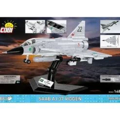 Saab AJ 37 Viggen - Klossbyggmodell - 5915 - COBI - 1:48