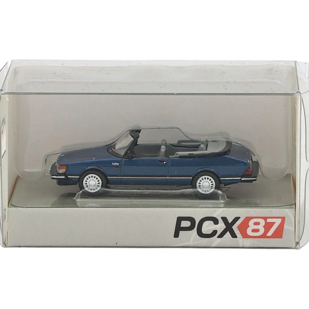 Saab 900 Convertible - Blå - 1986 - PCX87 - 1:87