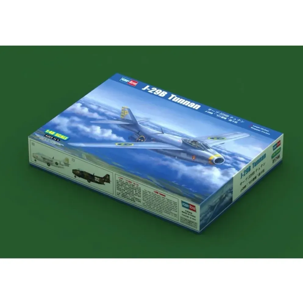 Saab J-29B Tunnan - Byggmodell - 81746 - Hobby Boss - 1:48