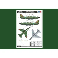Saab J-32/E Lansen - Byggmodell - 81752 - Hobby Boss - 1:48