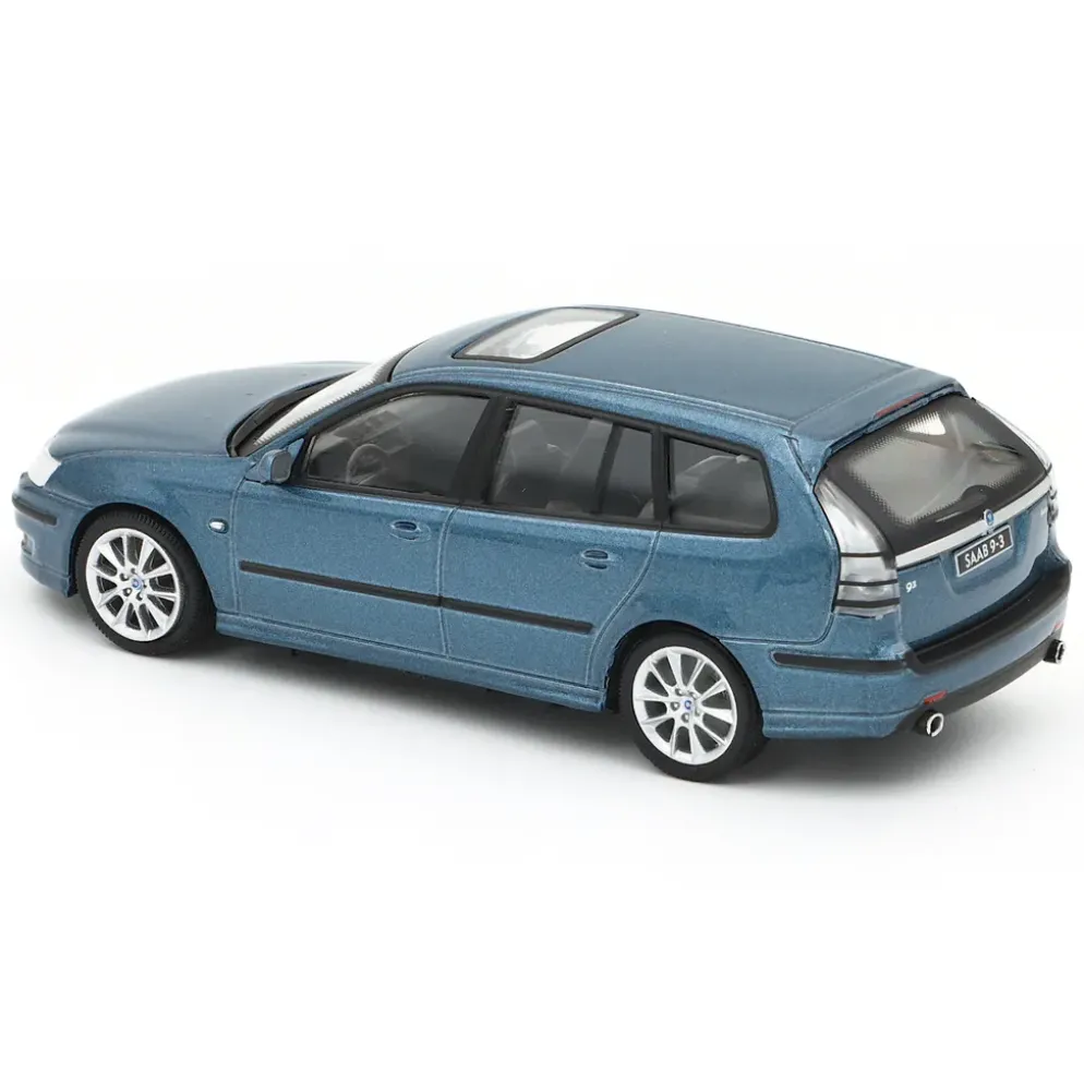 Saab 9-3 SportCombi - Blå - Cararama - 1:43