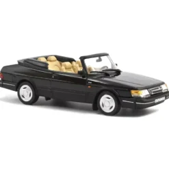 Saab 900 Turbo 16 Cabriolet - 1992 - Svart - Norev - 1:43