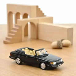 Saab 900 Turbo 16 Cabriolet - 1992 - Svart - Norev - 1:43