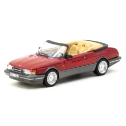 Saab 900 Turbo Convertible - Röd - GLOBAL64 - Tarmac Works