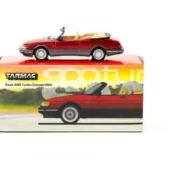 Saab 900 Turbo Convertible - Röd - GLOBAL64 - Tarmac Works
