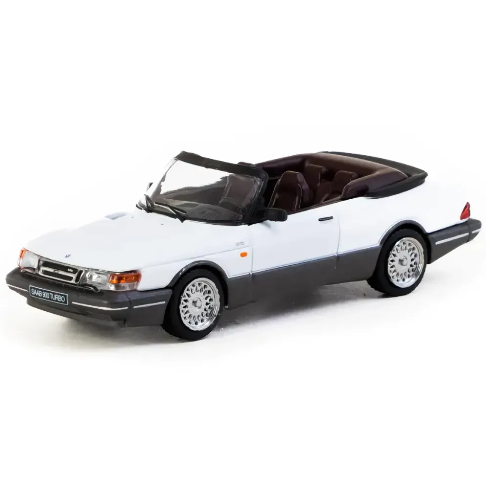 Saab 900 Turbo Convertible - Vit - GLOBAL64 - Tarmac Works