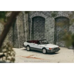 Saab 900 Turbo Convertible - Vit - GLOBAL64 - Tarmac Works