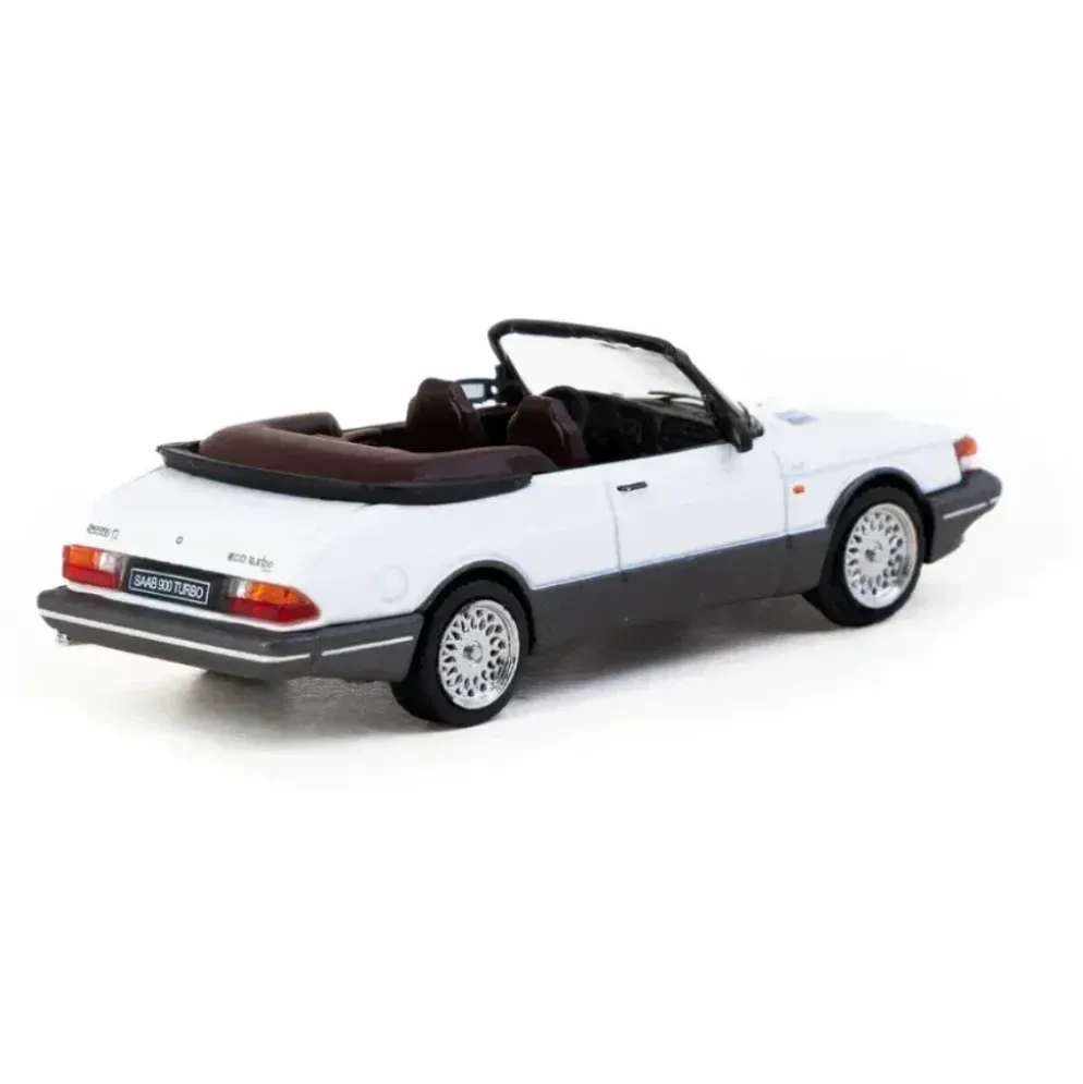 Saab 900 Turbo Convertible - Vit - GLOBAL64 - Tarmac Works