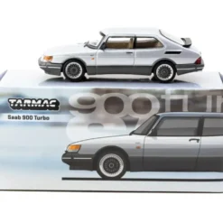 Saab 900 Turbo - Silver - GLOBAL64 - Tarmac Works