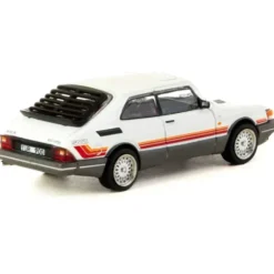 Saab 900 Turbo - Vit - GLOBAL64 - Tarmac Works