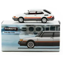Saab 900 Turbo - Vit - GLOBAL64 - Tarmac Works