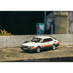 Saab 900 Turbo - Vit - GLOBAL64 - Tarmac Works