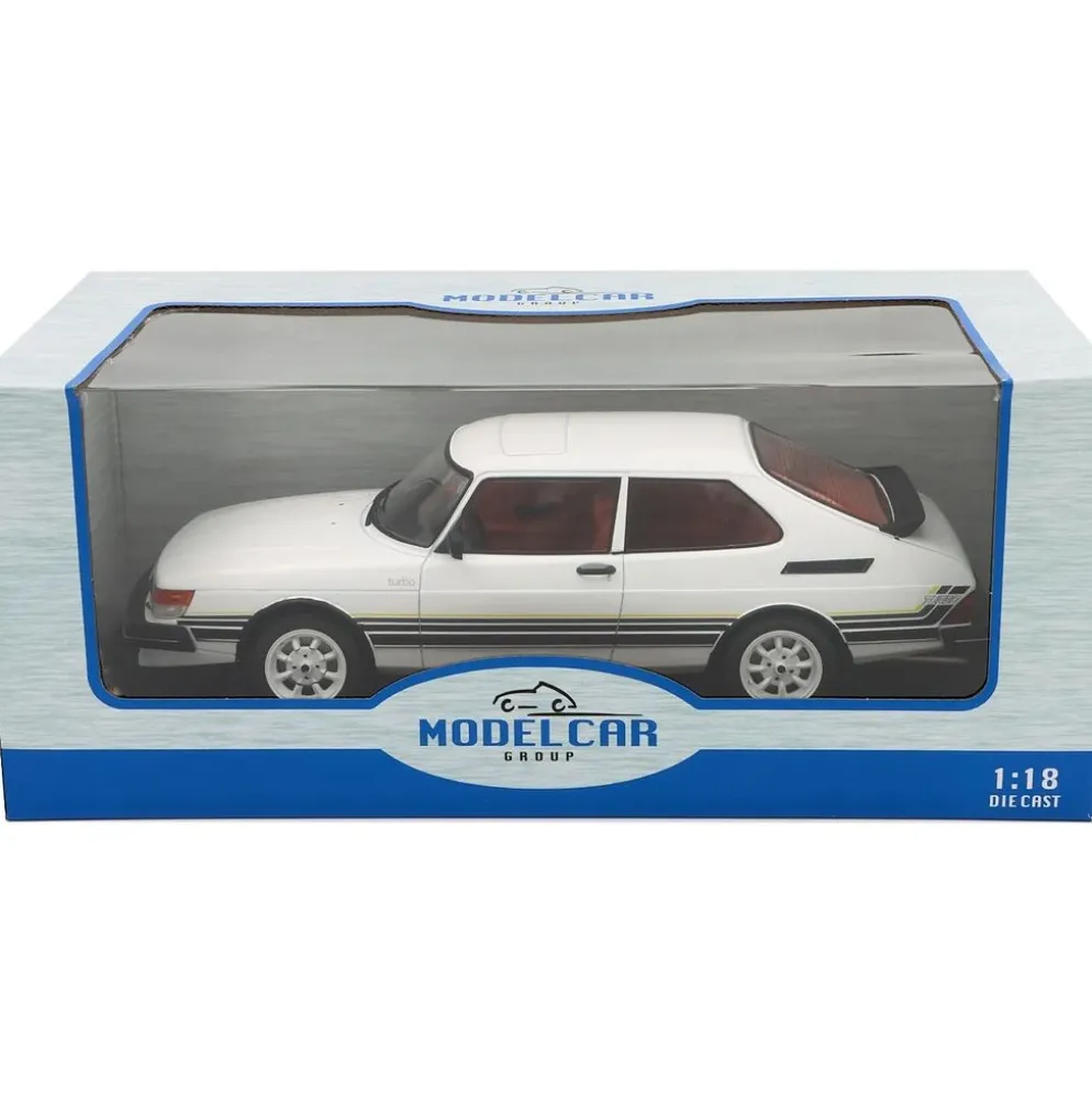 Saab 900 Turbo - Vit - 1981 - Modelcar Group - 1:18