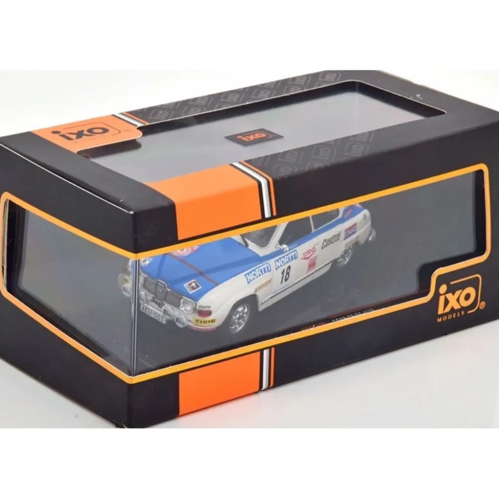 Saab 96 V4 #18 J.Vilkas / J.Soini 1976 - Ixo Models - 1:43