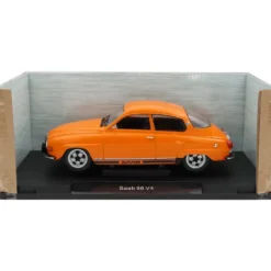 Saab 96 V4 - 1975 - Orange - Modelcar Group - 1:18