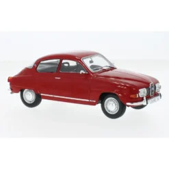 Saab 96 V4 - 1971 - Röd - WhiteBox - 1:24