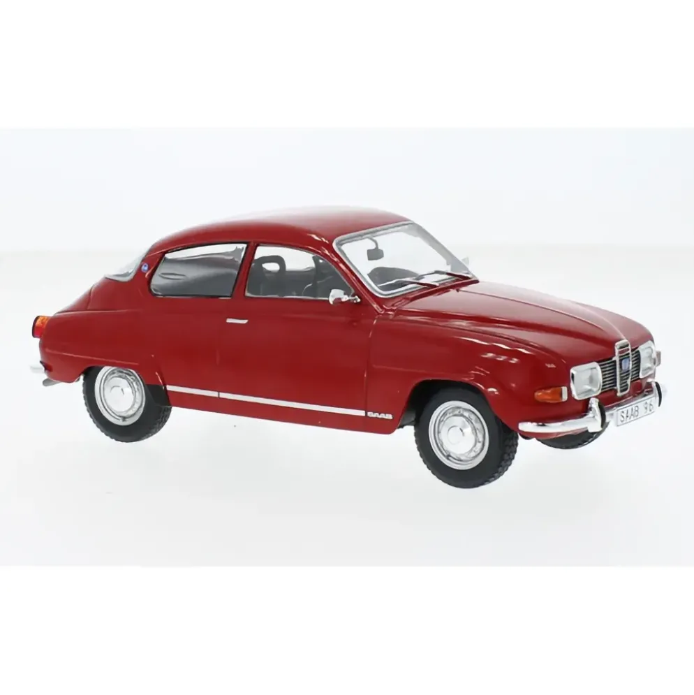 Saab 96 V4 - 1971 - Röd - WhiteBox - 1:24