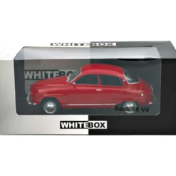 Saab 96 V4 - 1971 - Röd - WhiteBox - 1:24