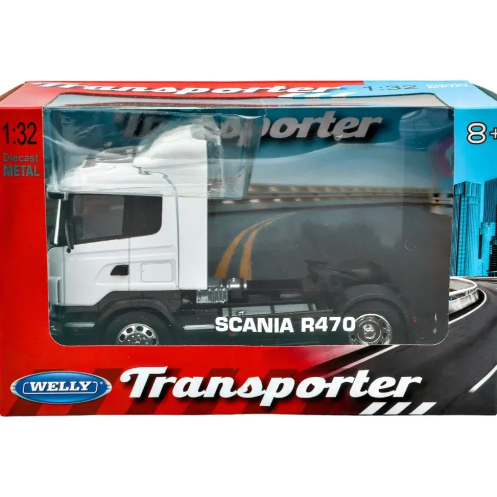 Scania R470 - Dragbil - Vit - Welly - 1:32
