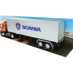 Scania R470 med trailer - Orange - Welly - 1:32 - 49 cm