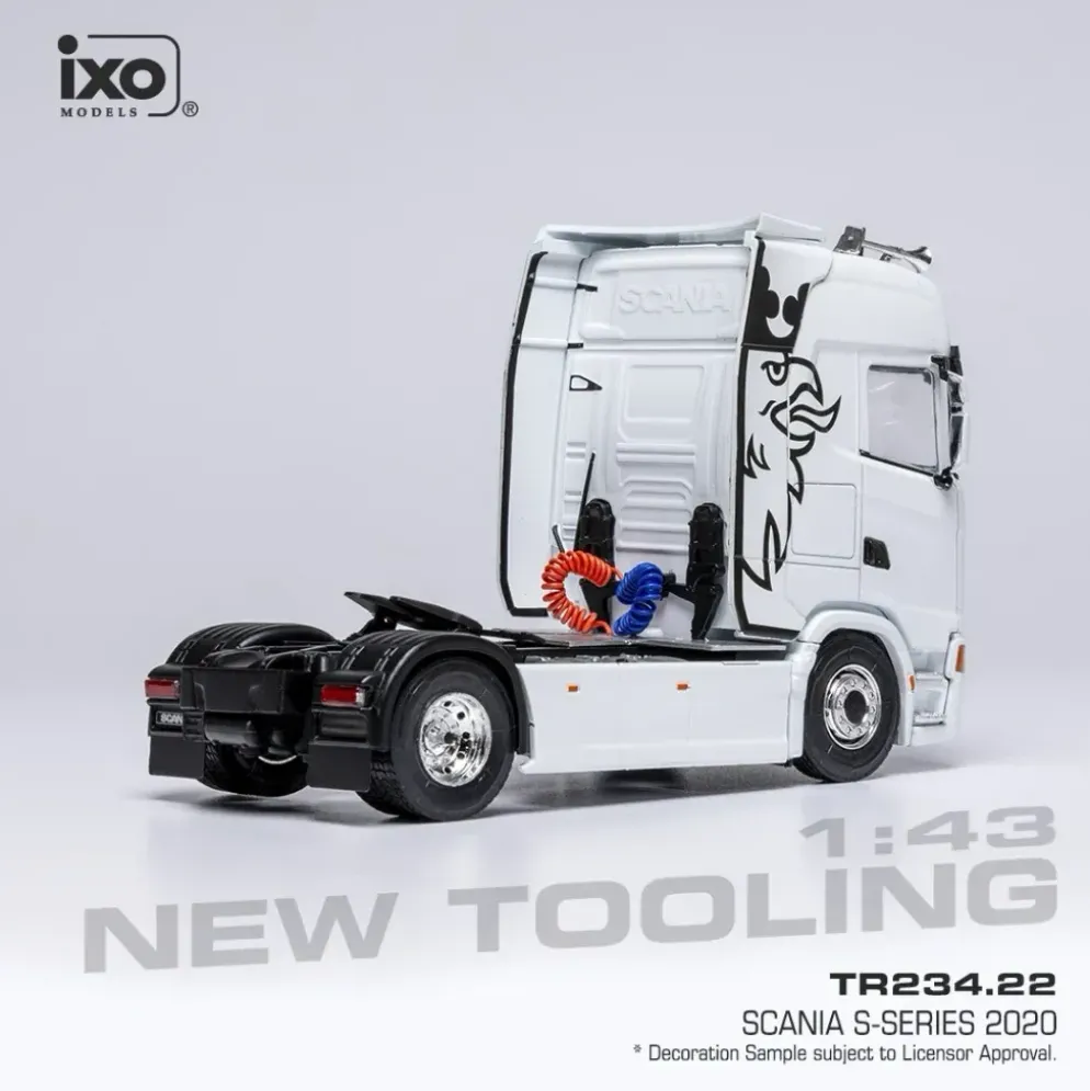 Scania S 500 4x2 (S-Series) - Dragbil - 2020 - Vit - Ixo Models - 1:43