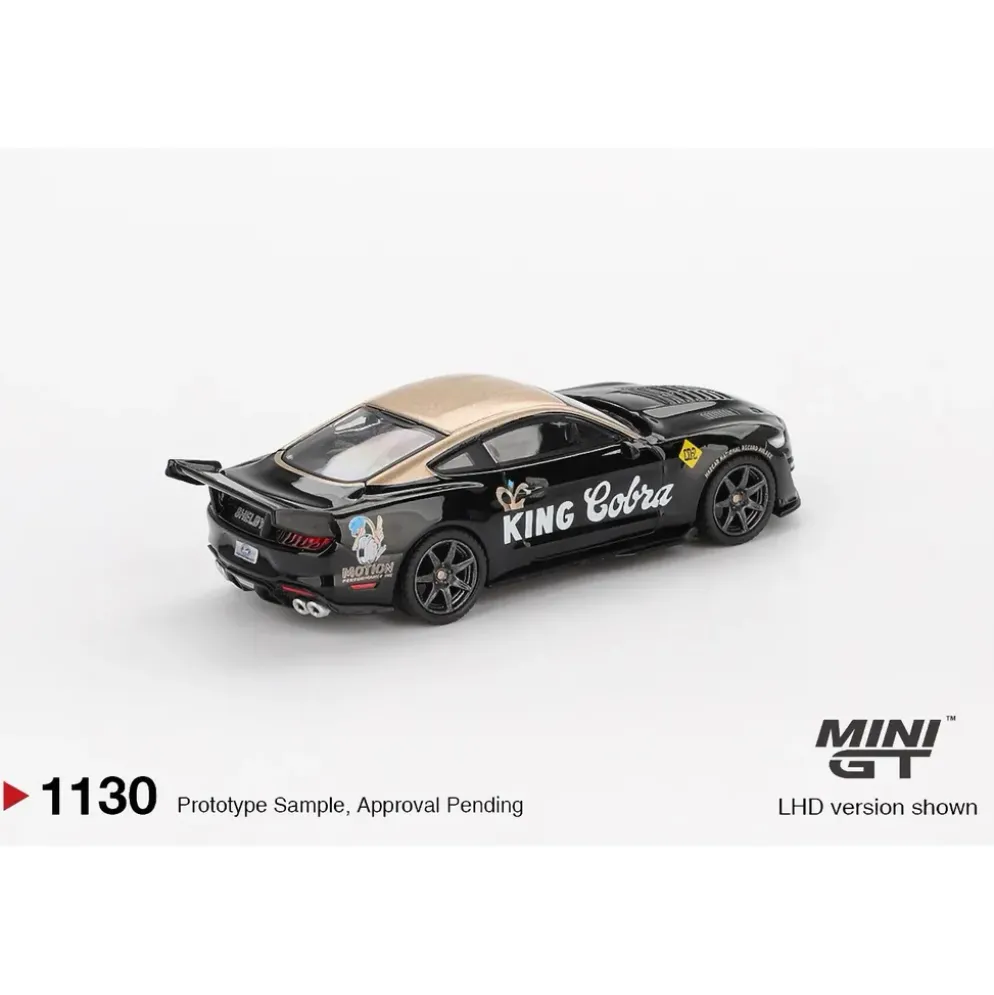 Shelby GT500 Dragon Snake Concept Black/Gold - Svart - 1130 - Mini GT - 1:64