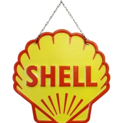 Shell logga - Plåtskylt - 40 x 40 cm