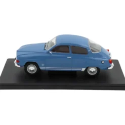 SKADAD VITRIN - Saab 96 V4 - Blå - 1:24