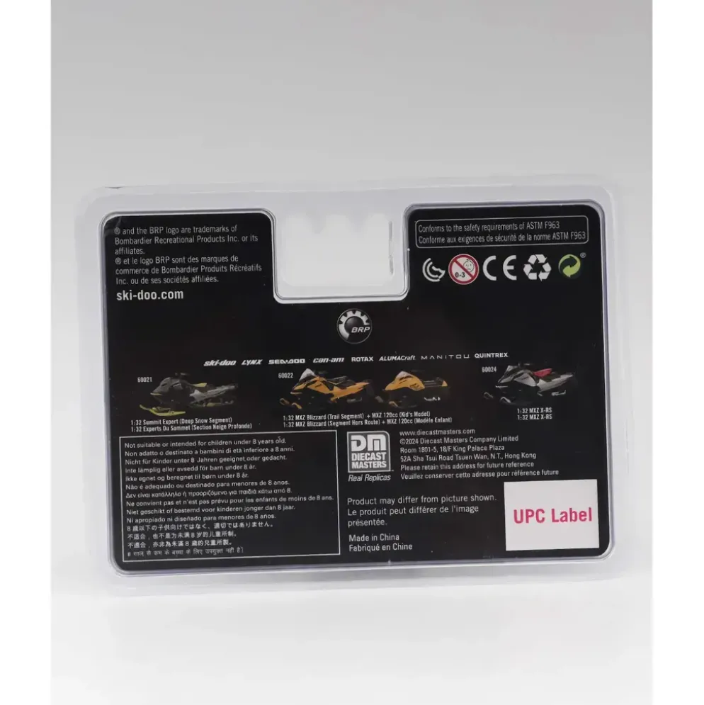 Ski-Doo MXZ X-RS - Snöskoter - Diecast Masters - 1:32