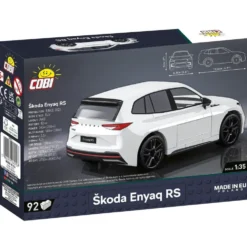 Skoda Enyaq RS - Vit - Klossbyggmodell - 24575 - COBI - 1:35