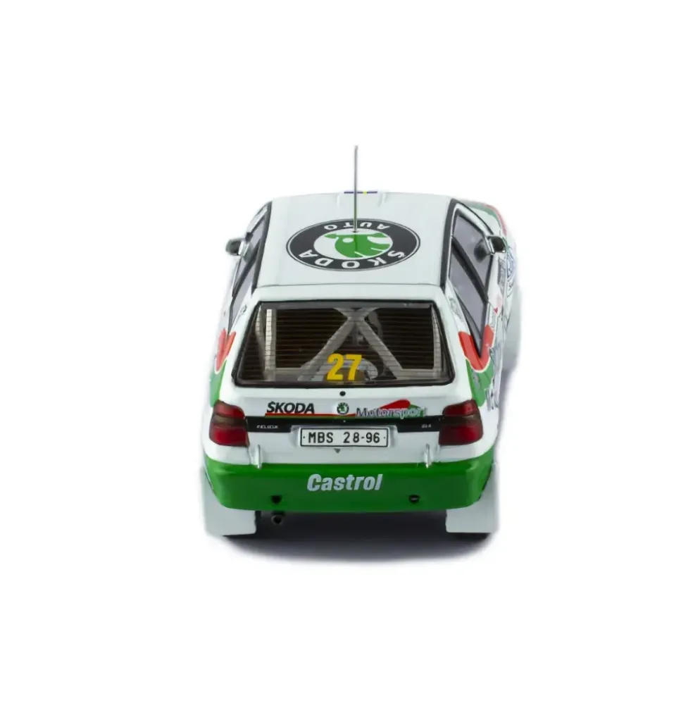 Skoda Felicia Kit Kar #27 RAC Rally 1996 - Blomqvist / Melander - Ixo Models - 1:43