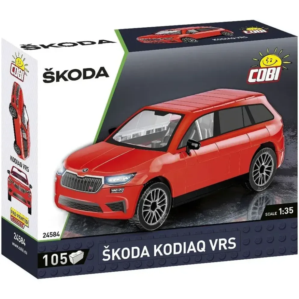 Skoda Kodiaq VRS - Röd - Klossbyggmodell - 24584 - COBI - 1:35