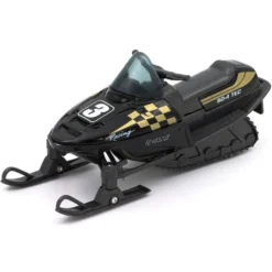 Snöskoter med pullback - 14 cm - Svart