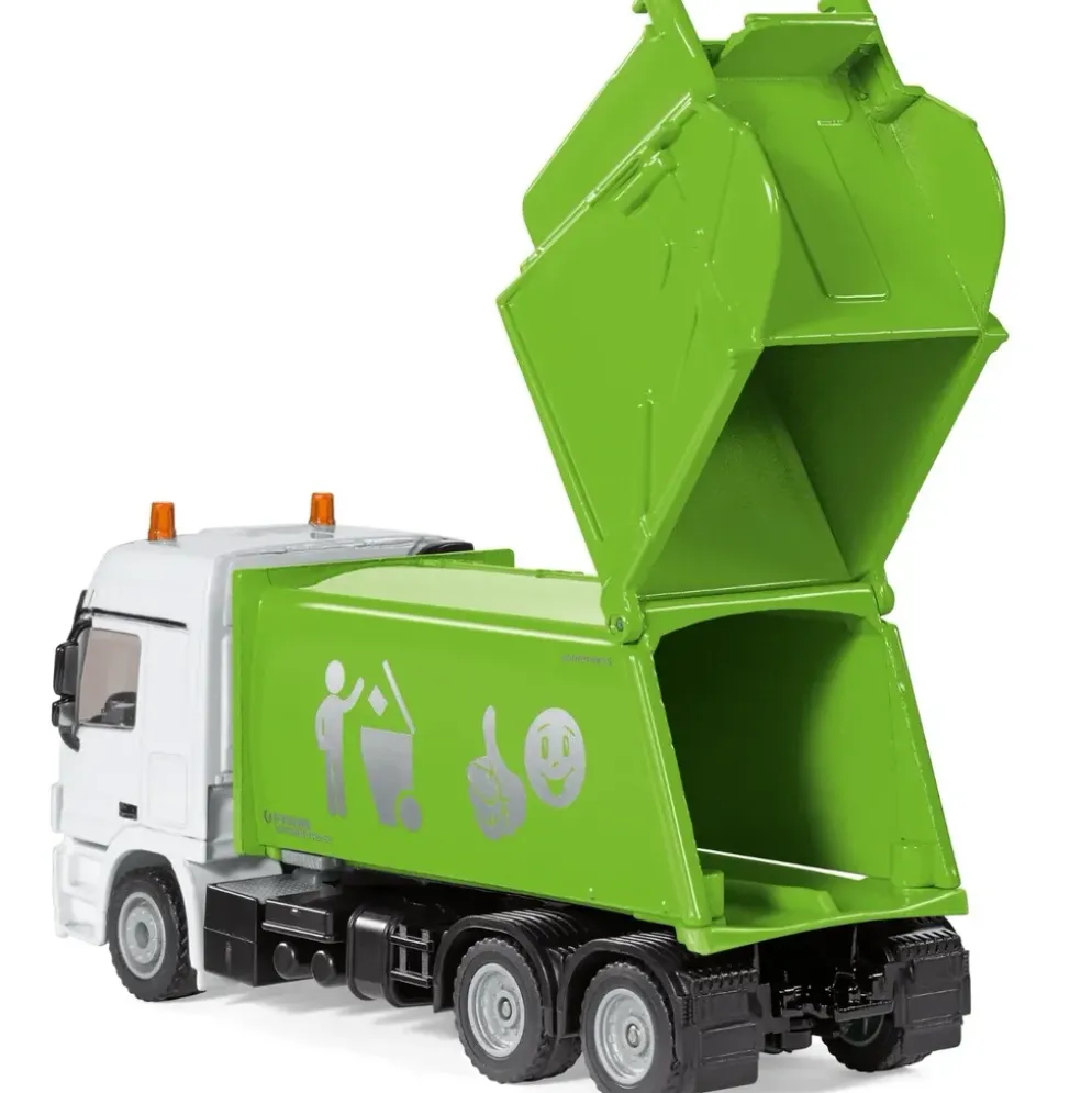 Sopbil - Mercedes-Benz Actros - Grön - 2938 - Siku - 20 cm