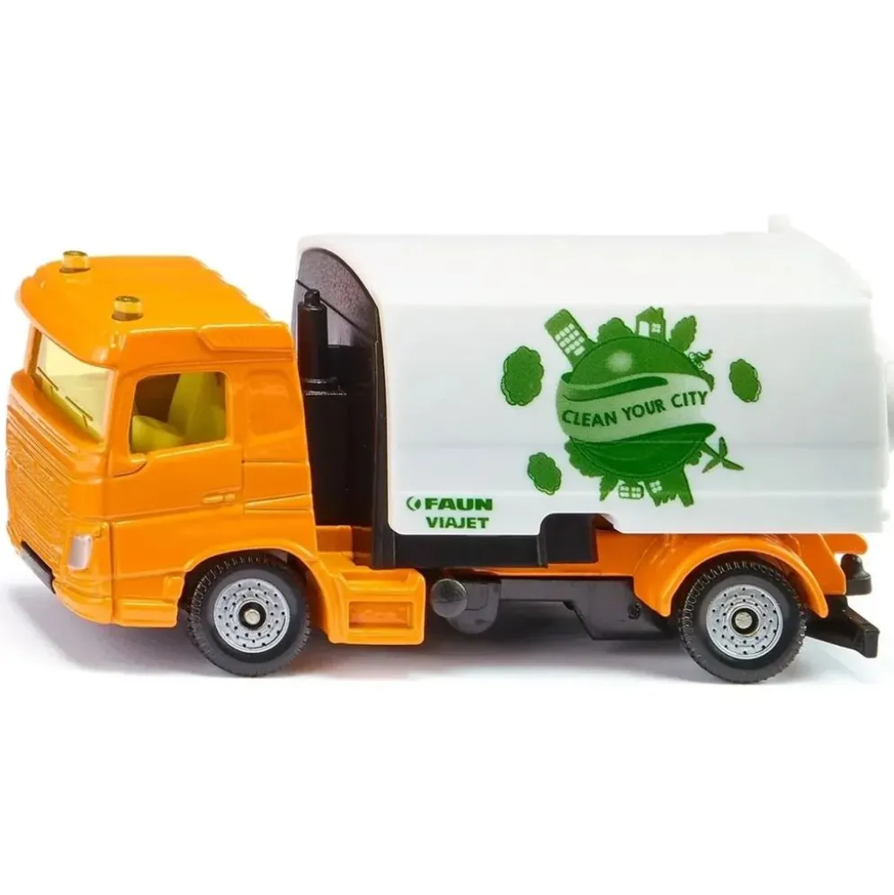 Sopmaskin - Gul - 1104 - Siku - 8 cm