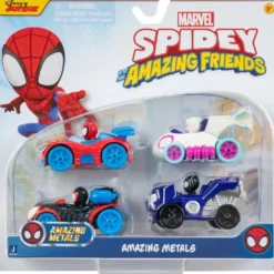 Spidey and his Amazing Friends - 4-pack Leksaksbilar