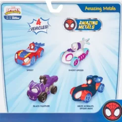 Spidey and his Amazing Friends - 4-pack Leksaksbilar