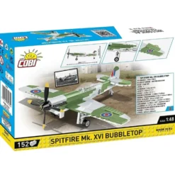 Spitfire Mk. XVI Bubbletop - Byggklossar - 5865 - COBI - 1:48