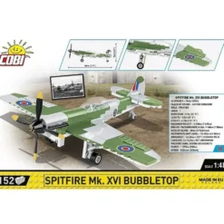 Spitfire Mk. XVI Bubbletop - Byggklossar - 5865 - COBI - 1:48