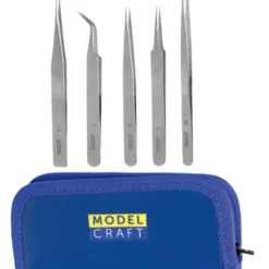 Stainless Steel Tweezers - 5 pincetter - PTW2185/S - Model Craft